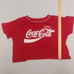Coca-Cola cropped shirt